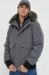 Superdry rövid kabát férfi, szürke, téli - szürke XXL - answear - 56 990 Ft