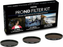 Hoya PRO ND filter kit II 55 mm-es ND szűrőkészlet (ND8/64/1000) (YPNDKIT55)