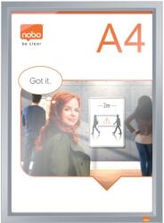 Nobo Rama pentru perete Impression Pro, aluminiu, cu click, A4, gri NOBO E1915578 (1915578)