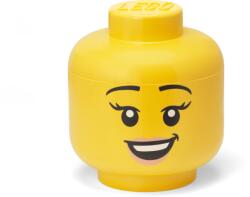 LEGO® Cap de depozitare LEGO® (mărimea L) - fată fericită (SL40320803)