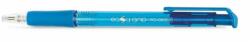 FlexOffice Golyóstoll, 0, 4mm, nyomógombos, FLEXOFFICE "EasyGrip", kék, 12db/cs (FO-08BLUE)