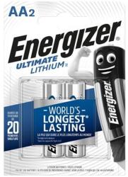 Energizer Elem, AA ceruza, 2 db, Lítium, ENERGIZER "Ultimate Lithium (639154) - nyomtassingyen