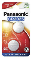Panasonic Gombelem, CR2025, 2 db, PANASONIC (CR2025/2B-PAN) - nyomtassingyen