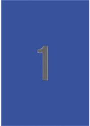 APLI Etikett, 210x297 mm, színes, APLI, kék, 20 etikett/csomag (01600) - nyomtassingyen