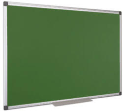 Krétás tábla, zöld felület, nem mágneses, 60x90 cm, alumínium keret (HA0320170)