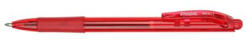 Pentel Golyóstoll, 0, 35 mm, nyomógombos, PENTEL "BK417", piros (BK417-B)