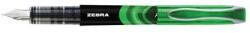 Zebra Töltőtoll, 0, 6 mm, ZEBRA, zöld (19674) - nyomtassingyen