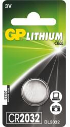 GP Batteries GP CR2032 lítium gombelem 1db/bliszter (B15322) - nyomtassingyen