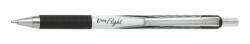 Zebra Golyóstoll, 0, 34 mm, nyomógombos, ZEBRA "Z-Grip Flight", fekete (13301) - nyomtassingyen