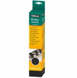 Fellowes Spirál, műanyag, 14 mm, 81-100 lap, FELLOWES, 25 db, fekete (5331902) - nyomtassingyen