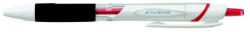uni Golyóstoll, 0, 35 mm, nyomógombos, fehér tolltest, UNI "SXN-155 Jetstream", piros (2USXN155P)