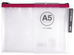 APLI Iratrendező tasak, cipzáras, A5, APLI, vegyes színek (17384) - nyomtassingyen