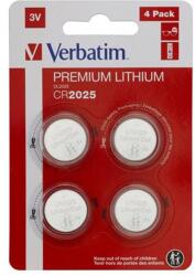 Verbatim Gombelem, CR2025, 4 db, VERBATIM "Premium (49532) - nyomtassingyen