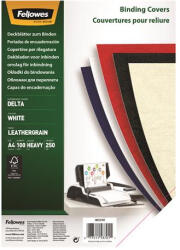Fellowes Hátlap, A4, 250 g, matt, FELLOWES "Delta", fehér, 100 db (5370104) - nyomtassingyen
