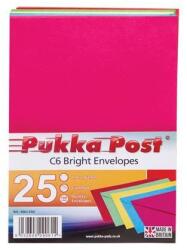 Pukka pad Boríték, C6, szilikonos, PUKKA PAD "Bright", vegyes színek (9061-ENV)