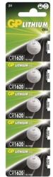 GP Batteries GP CR1620 lítium gombelem 5db/bliszter (B1570) - nyomtassingyen