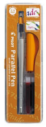 Pilot Töltőtoll, 0, 5-2, 4 mm, narancssárga kupak, PILOT "Parallel Pen (FP3-24-SS) - nyomtassingyen