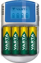 VARTA Elemtöltő, AA ceruza/AAA mikro, 4x2600 mAh AA, LCD kijelző, 12V USB, VARTA (57070 201 451) - nyomtassingyen