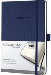 Sigel Jegyzetfüzet, exkluzív, A5, vonalas, 97 lap, keményfedeles, SIGEL "Conceptum", éjkék (CO657) - nyomtassingyen