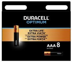 Duracell Elem, AAA mikro, 8 db, DURACELL "Optimum (10PP110018) - nyomtassingyen
