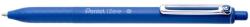Pentel Golyóstoll nyomógombos 0, 35mm, Pentel iZee, írásszín kék (BX467-C) - nyomtassingyen