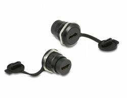 Delock HDMI-A beépített csatlakozó porvédelmet biztosító fedéllel (86969) - dellaprint