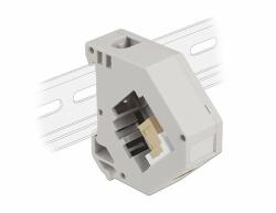 Delock DIN sín adapter Keystone SC Simplex anyával (87167)