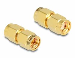 Delock Adapter RP-SMA-dugó apa RP-SMA-dugó (89838)