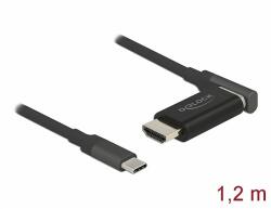 Delock USB Type-C - HDMI adapter kábel 4K 60 Hz mágneses 1, 20 m hosszú (66685)