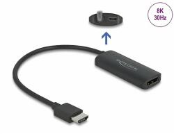 Delock Adapter HDMI-A dugó a DisplayPort aljzathoz 8K (64213)