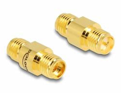 Delock Adapter, RP-SMA csatlakozóhüvely apa SMA csatlakozóhüvely (90085)