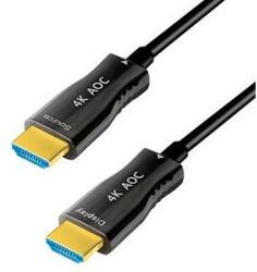 LogiLink HDMI cable, A/M to A/M, 4K/60 Hz, AOC, black, 30 m (CHF0103)