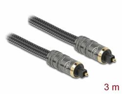 Delock TOSLINK sztenderd kábel apa - apa 3 m (86985) - dellaprint