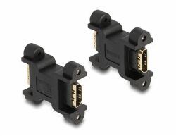 Delock HDMI-adapter anya-hüvelyhez csavaros csatlakozással (66068) - dellaprint