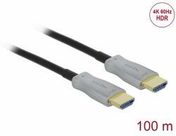 Delock Aktív optikai kábel HDMI 4K 60 Hz 100 m (84137) - dellaprint