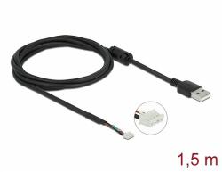 Delock modul kábel USB 2.0 A típusú apa és 4 tűs kamera apa V6 1, 5 m (96001)