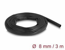 Delock PVC szigetelő borító cső 3 m x 8 mm fekete (19000) - dellaprint