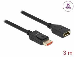 Delock DisplayPort bővítőkábel 8K 60 Hz 3 m (87072)