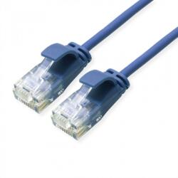MYCON Cablu de retea RJ45 MYCON Slim UTP Cat. 6A LSOH 0.5m Albastru, CON3942 (CON3942-100)