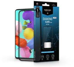 MyScreen LA-1981 Samsung Galaxy A51 edzett üveg képernyővédő fólia - Myscreen protector diamond glass Lite Edge2.5D fekete (LA-1981)