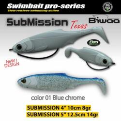Biwaa Submission 5" 13cm 01 Blue Chrome gumihal 3db/csg (B000840)
