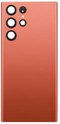  tel-szalk-1929702824 Samsung Galaxy S23 Ultra piros Akkufedél hátlap - kamera lencse burkolati elem ragasztóval (tel-szalk-1929702824)