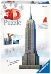 Ravensburger Puzzle 3D Empire State Building, 216 Piese (RVS3D12553) - carlatoys