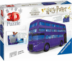 Ravensburger Puzzle 3D Harry Potter Autobuz, 216 Piese (RVS3D11158) - carlatoys