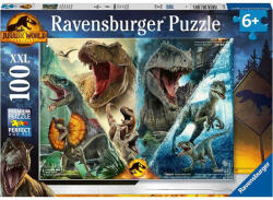 Ravensburger Puzzle Dominatia Jurassic World, 100 Piese (RVSPC13341) - carlatoys Puzzle