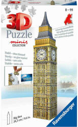 Ravensburger Puzzle 3D Mini Big Ben, 54 Piese (RVS3D11246) - carlatoys
