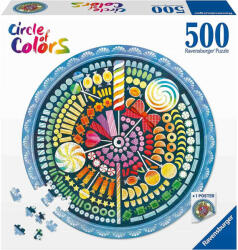Ravensburger Puzzle Cerc Bomboane, 500 Piese (RVSPA17350) - carlatoys Puzzle