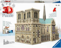 Ravensburger Puzzle 3D Notre Dame, 324 Piese (RVS3D12523) - carlatoys