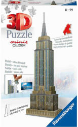Ravensburger Puzzle 3D Mini Empire State Building, 54 Piese (RVS3D11271) - carlatoys