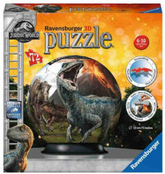 Ravensburger Puzzle 3D Jurassic World, 72 Piese (RVS3D11757) - carlatoys